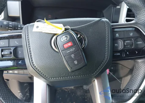 2023 Toyota Tundra Crewmax Platinum/Crewmax 1794 из США, поврежденный, VIN 5TFNA5DB1PX092216